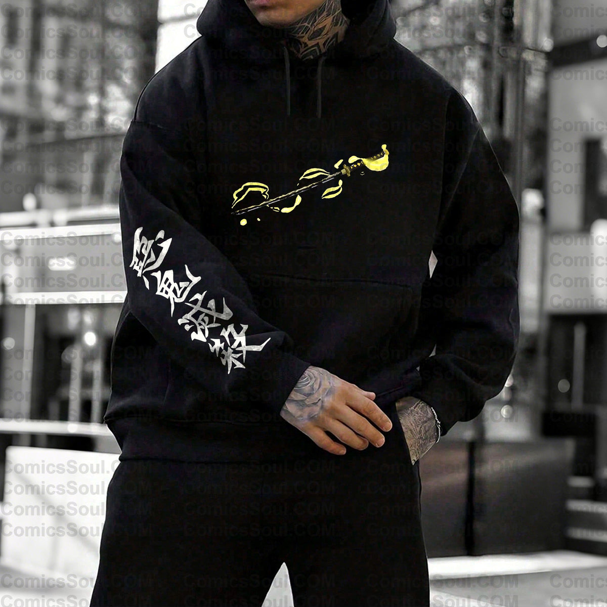 Unisex Anime Graphic Streetwear Vintage Hoodie| KNY