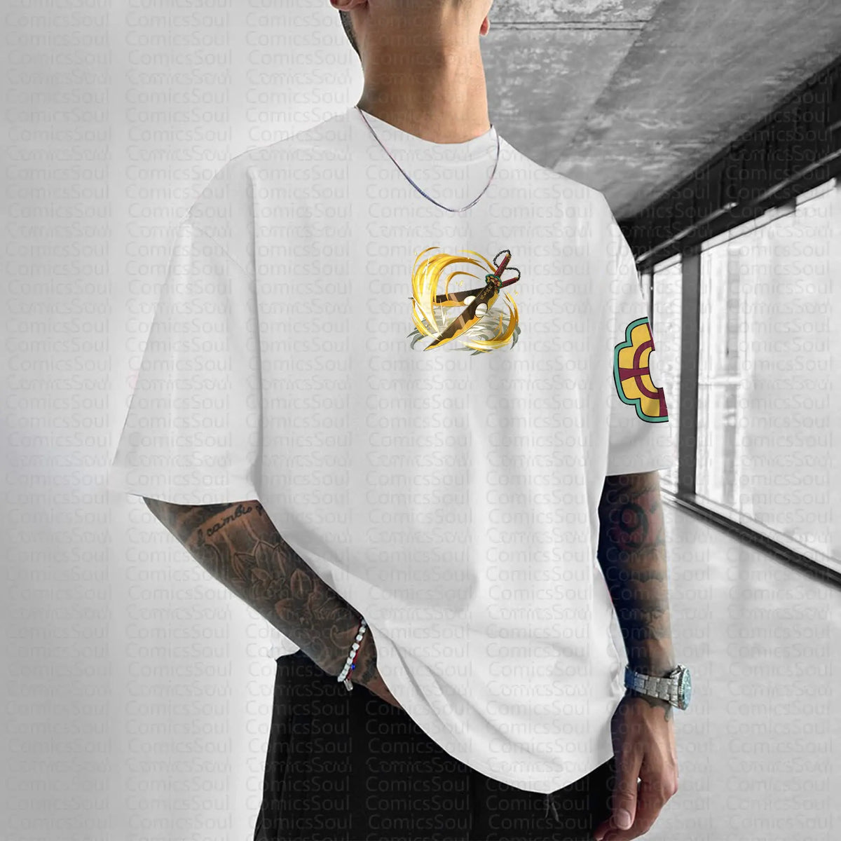Unisex Anime Inspired Vintage T-Shirt | Comicssoul