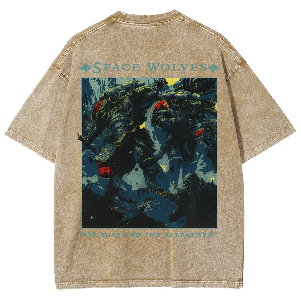 Unisex Fit Washed T-Shirt 丨WH40K
