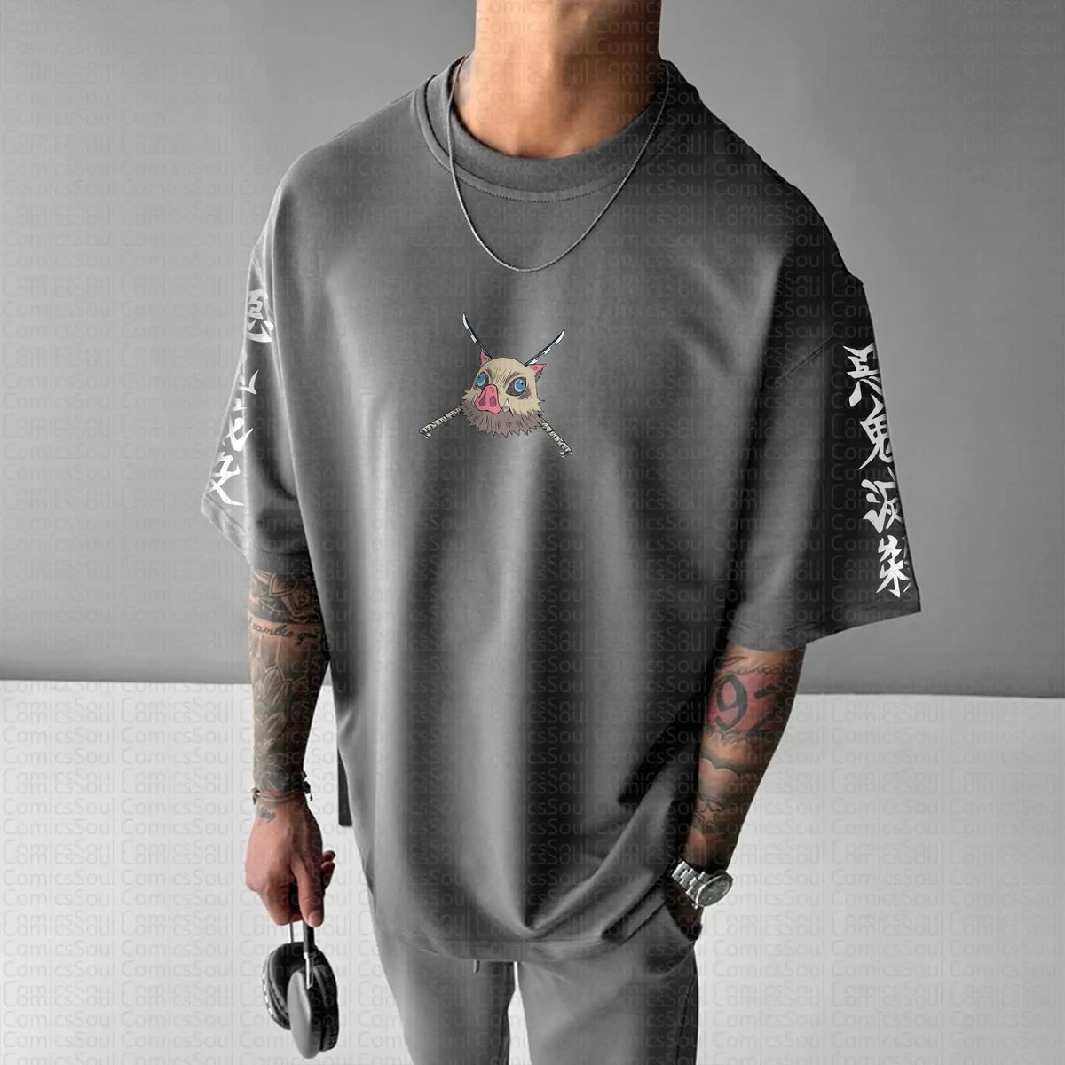 Unisex Anime Inspired Vintage T-Shirt丨Comicssoul X Comicssoul