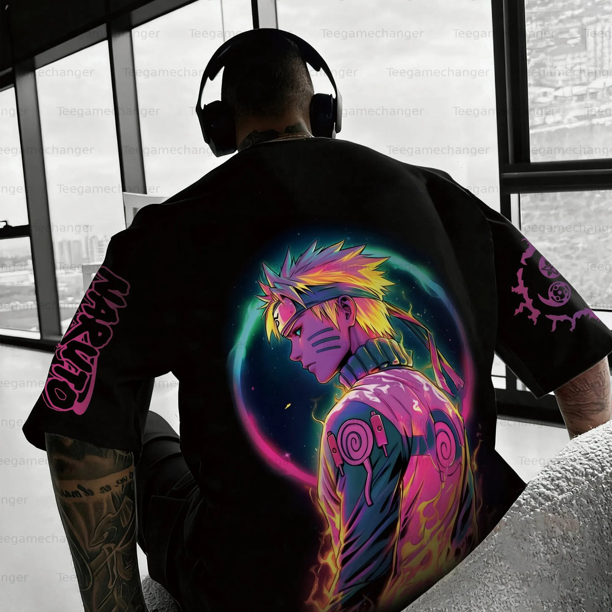 Unisex Naruto Anime Graphic Streetwear T-Shirts