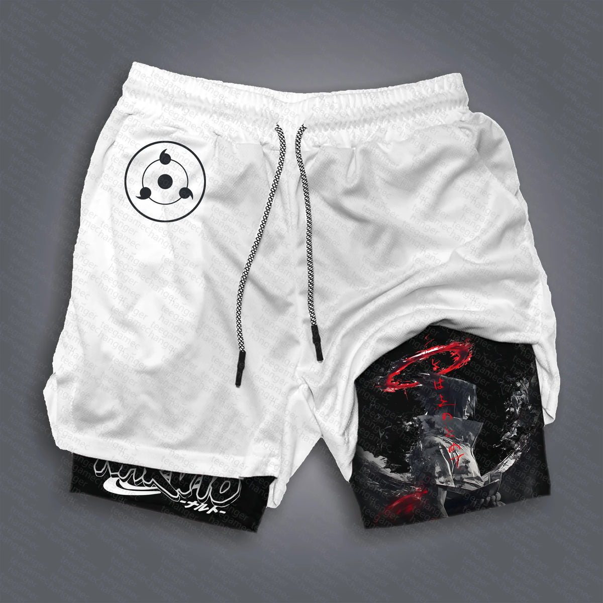 Unisex Naruto Anime Graphic Streetwear Shorts