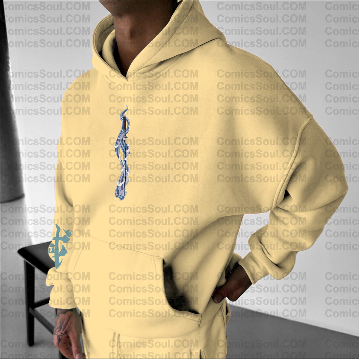 Unisex “ Comicssoul   ” Graphic Streetwear Vintage Hoodie