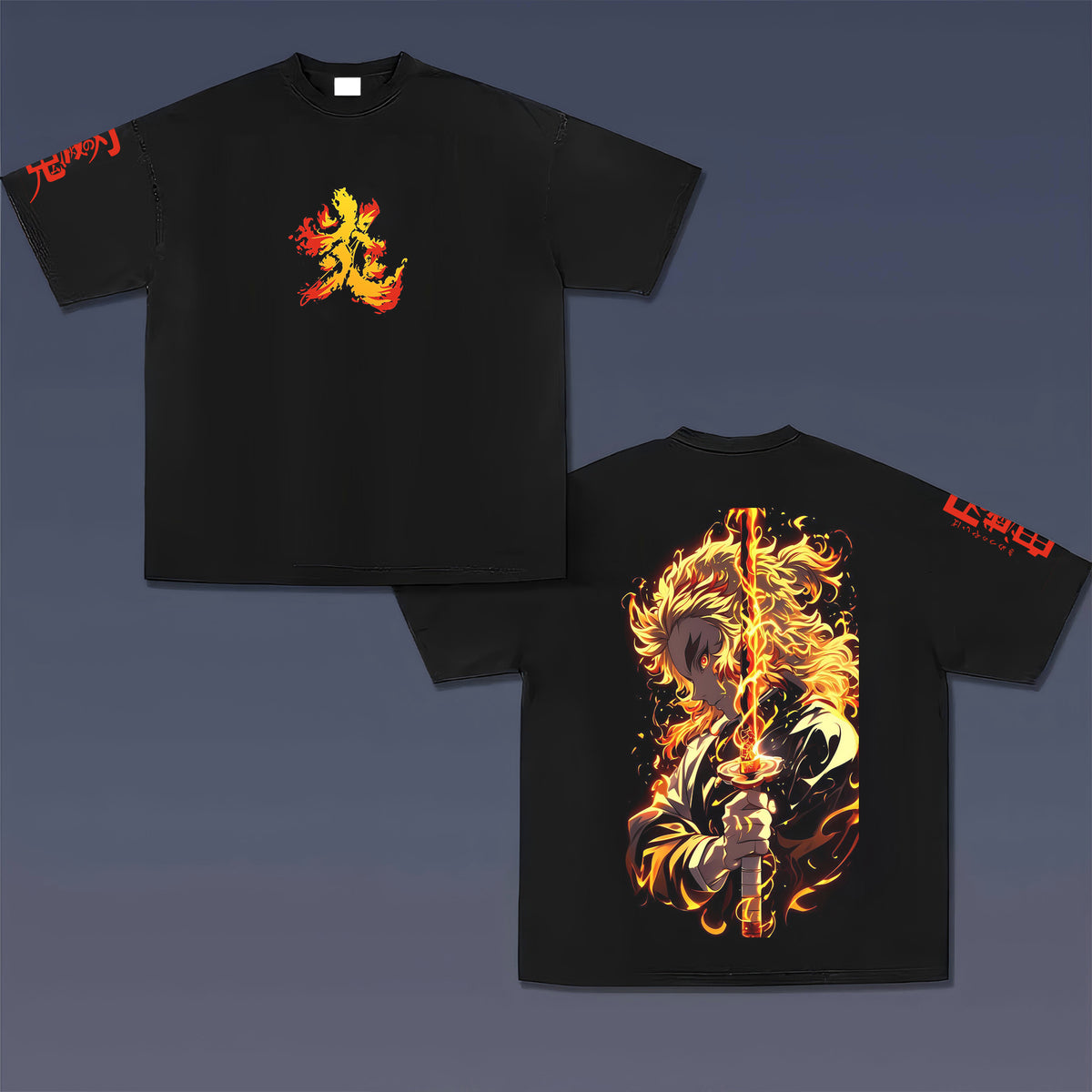 Unisex  " Demon slayer" Anime Inspired Vintage T-Shirt| KNY