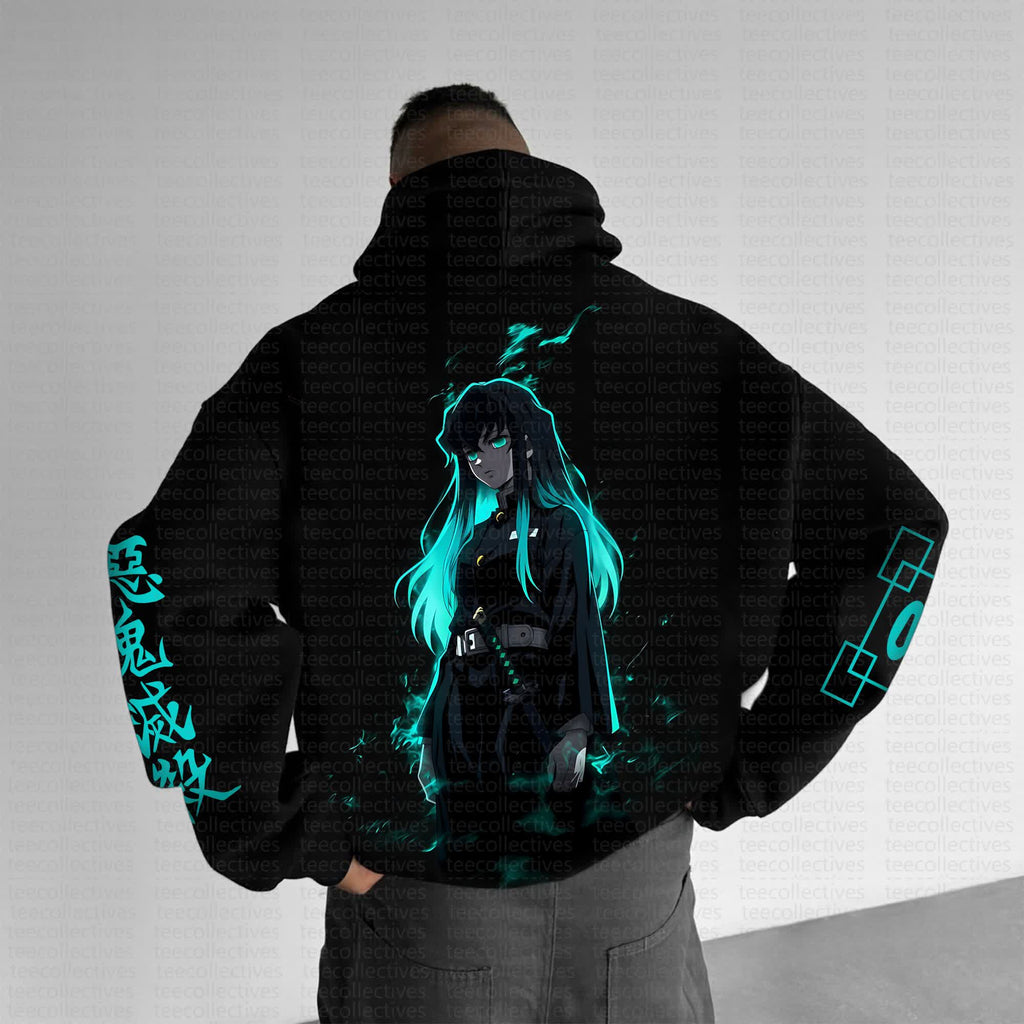 Unisex Anime Graphic Streetwear Vintage Hoodie丨KNY