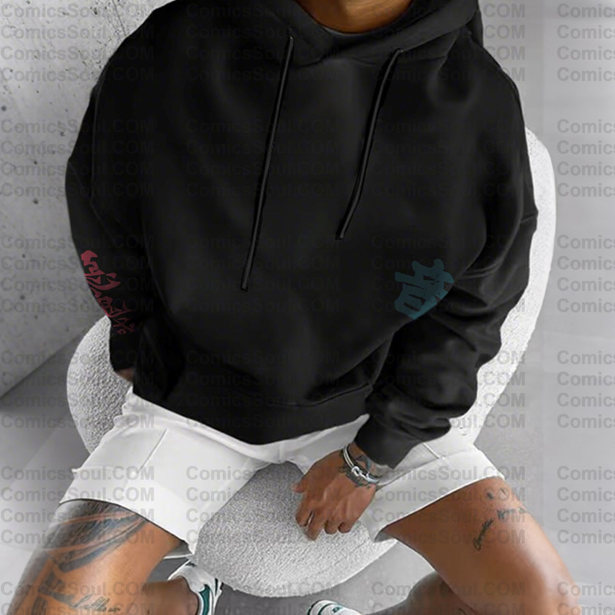 Unisex “ Comicssoul   ” Graphic Streetwear Vintage Hoodie