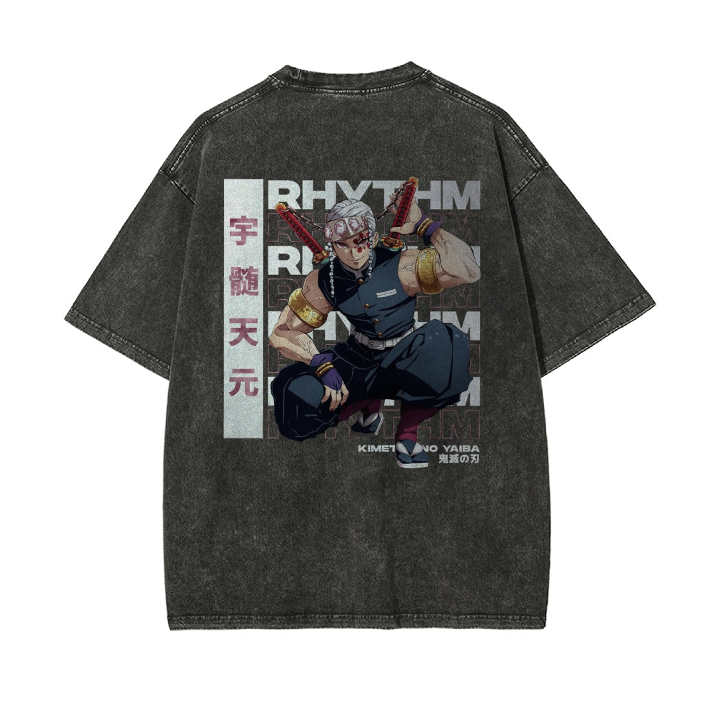 OG Tengen Uzui Vintage Oversized T-Shirt | KNY