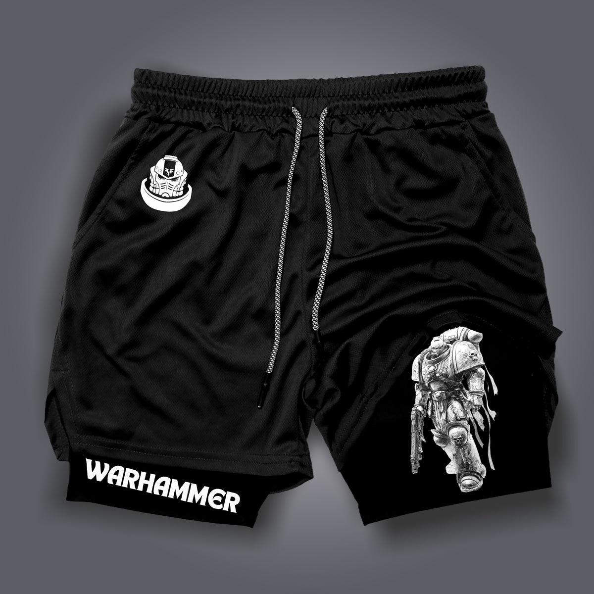 Space Marine of WH40K Art Casual Streetwear Shorts