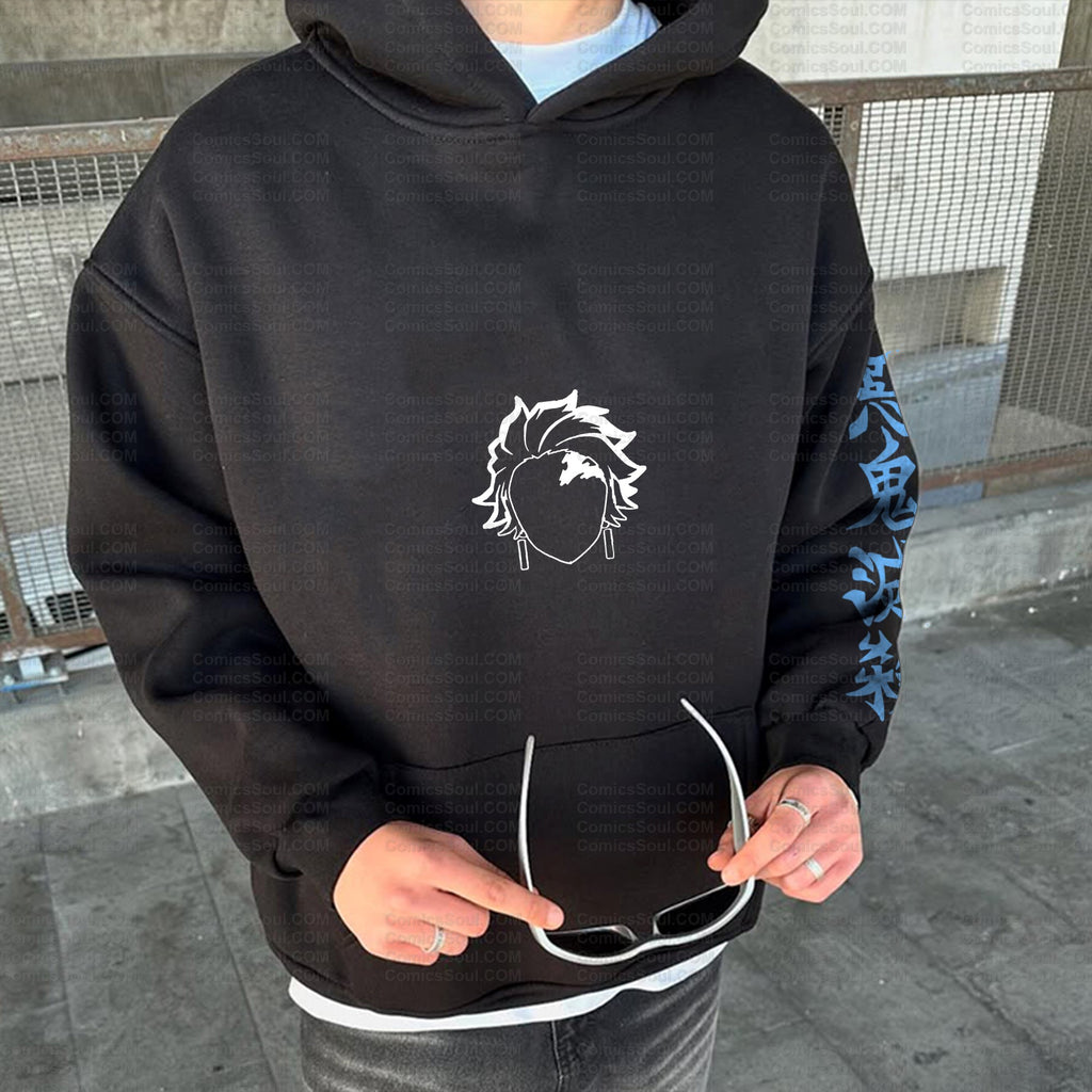 Unisex Graphic Streetwear Vintage Plush Hoodie