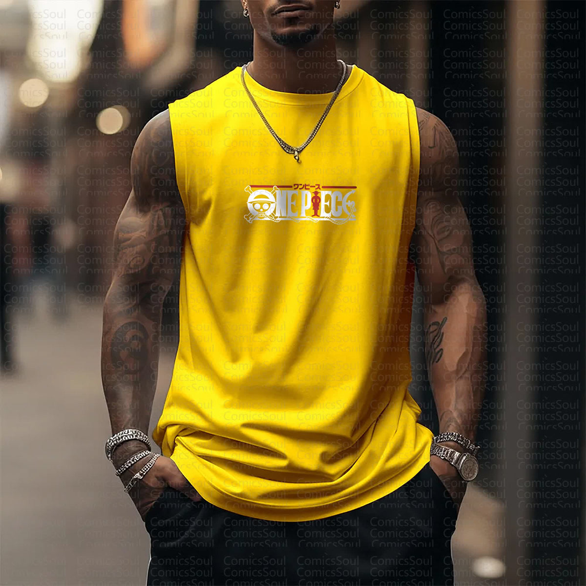 Unisex “Comicssoul” Casual Anime  Tank Top