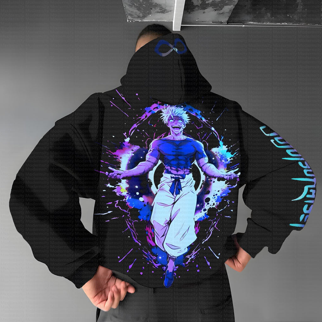 Unisex “JJK” Anime Graphic Streetwear Vintage Hoodie