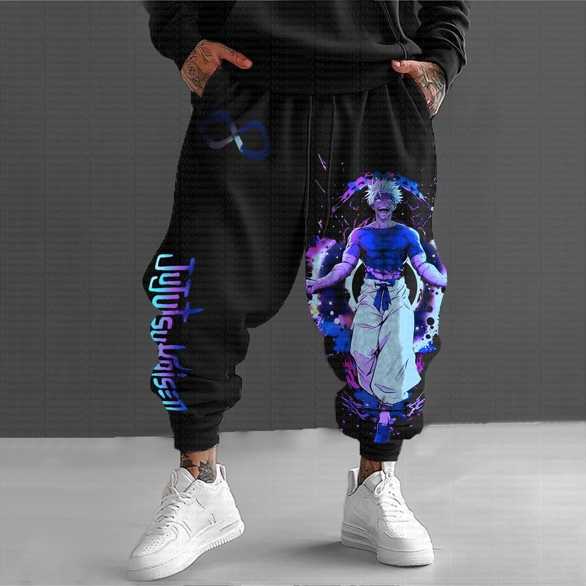Unisex “JJK”Anime Printed Gift Oversized Regular Athletic Pants