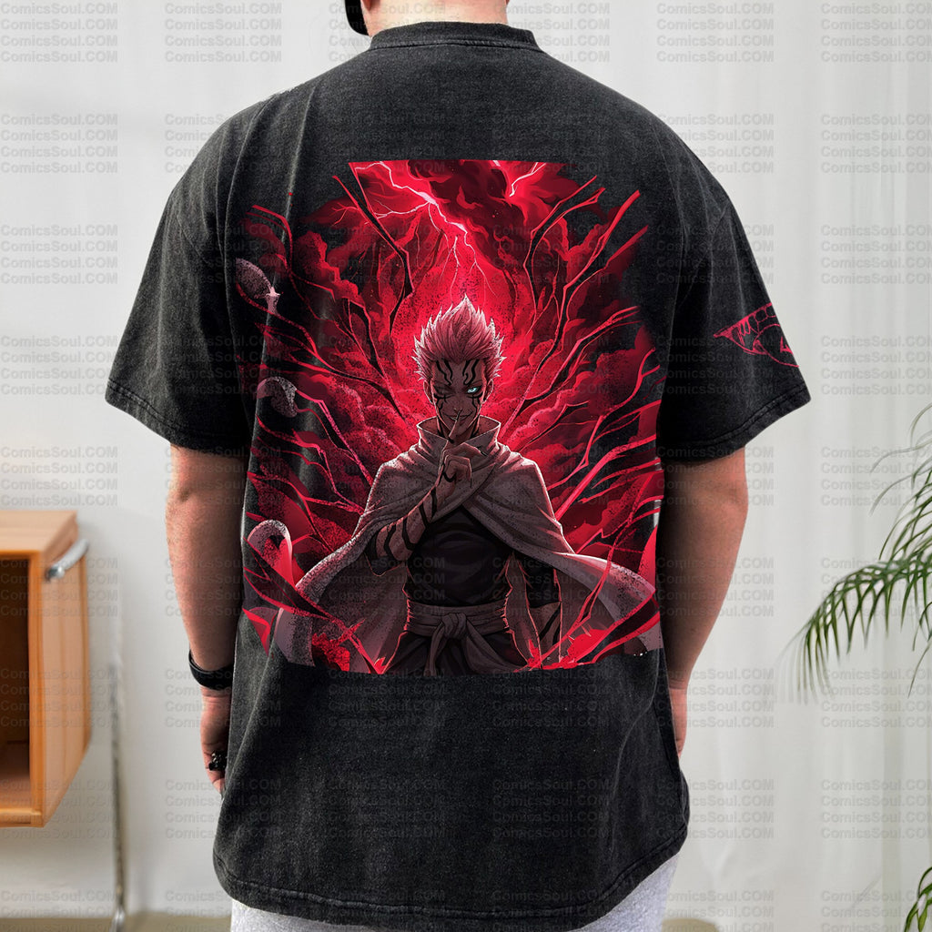 Printed Unisex Washed T-Shirt