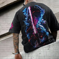 Vintage 3D Direct Inkjet Printed Washed Unisex T-Shirt
