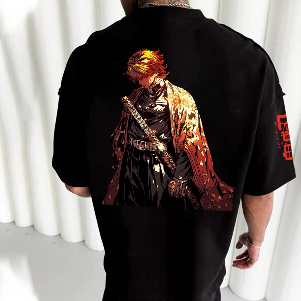 Unisex  " Demon slayer " Anime Inspired Vintage T-Shirt| KNY