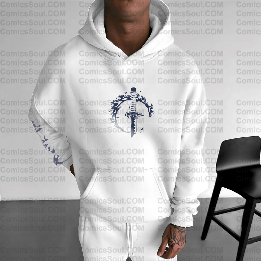 Unisex Anime Graphic Streetwear Vintage Hoodie| KNY