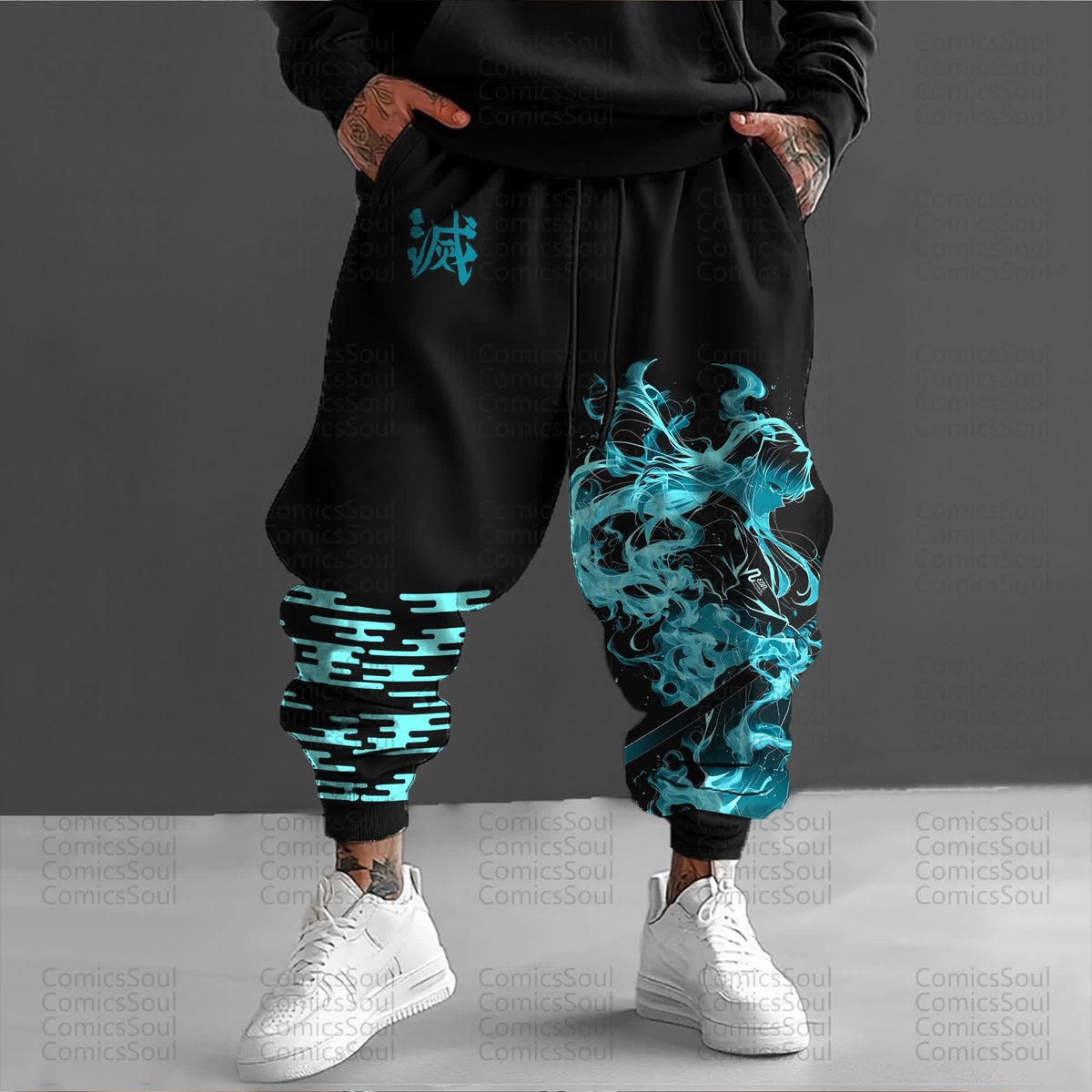 Unisex Anime Inspired Vintage Pants丨Comicssoul