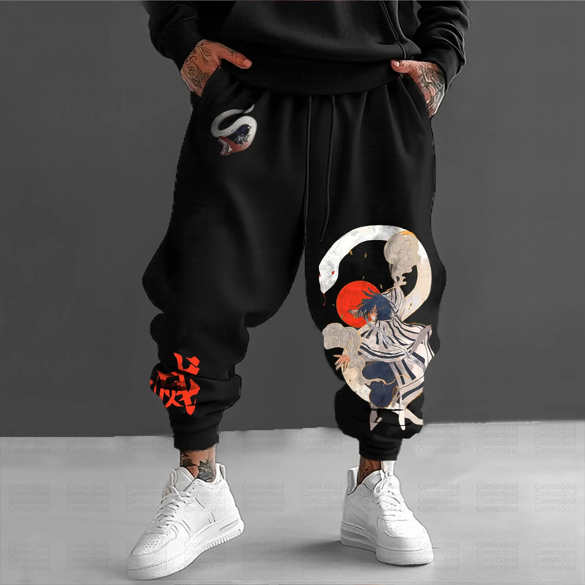 Unisex Anime Inspired Vintage Pants丨Comicssoul