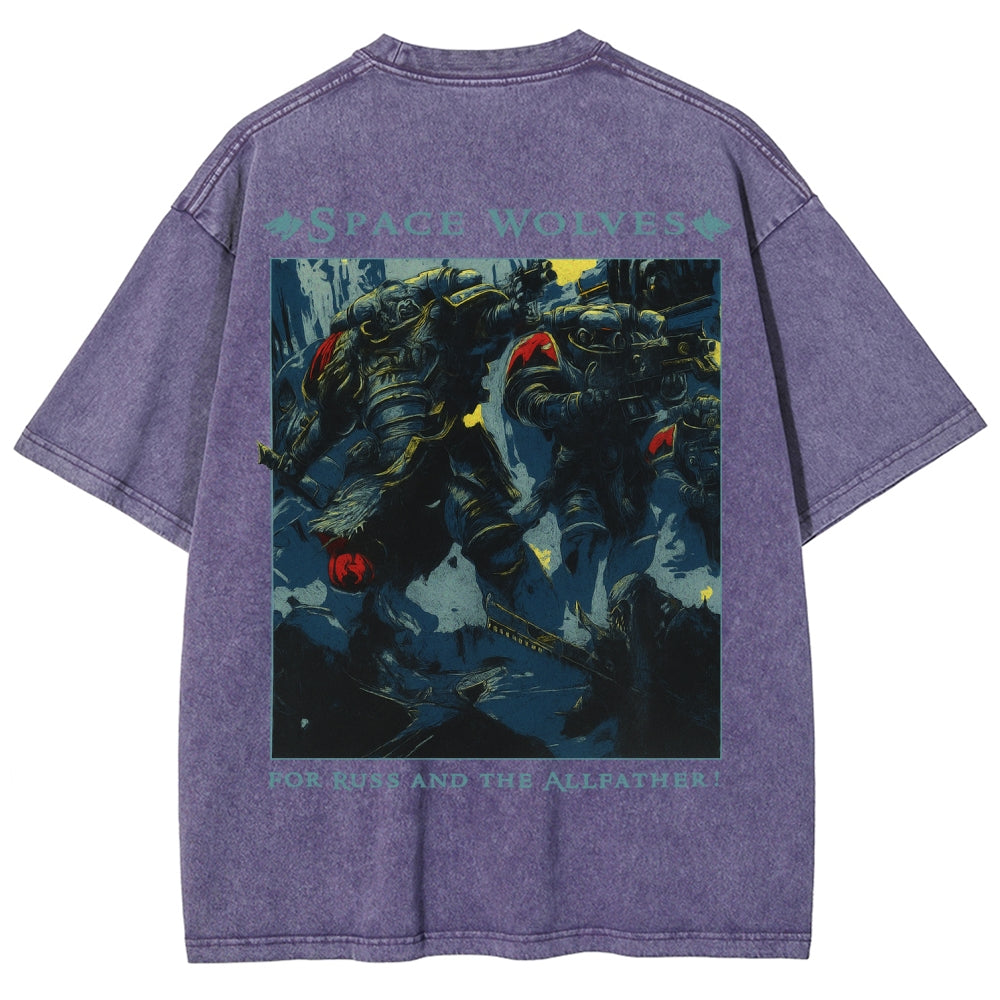 Unisex Fit Washed T-Shirt 丨WH40K