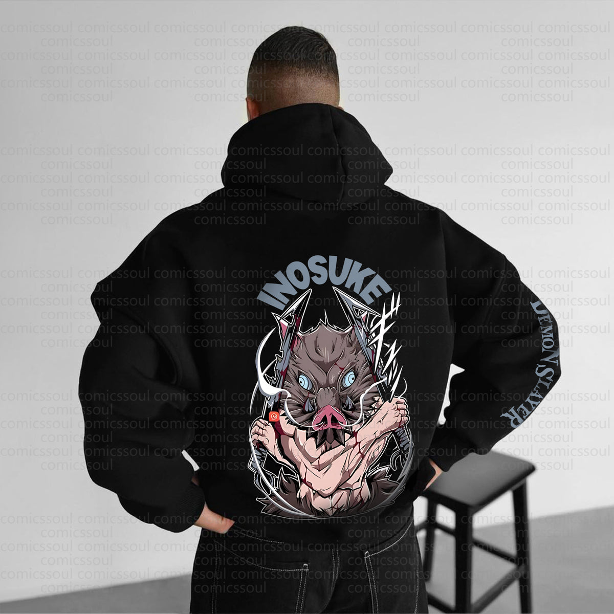 Unisex “Comicssoul” Graphic Streetwear Vintage Hoodie