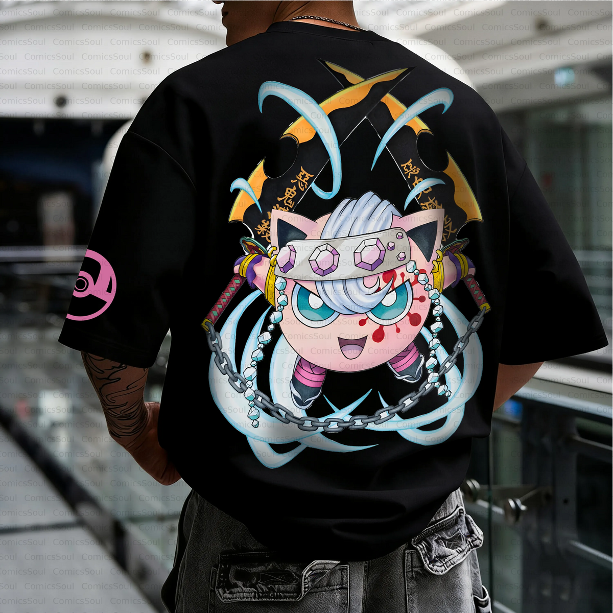 Unisex Anime Inspired Vintage T-Shirt