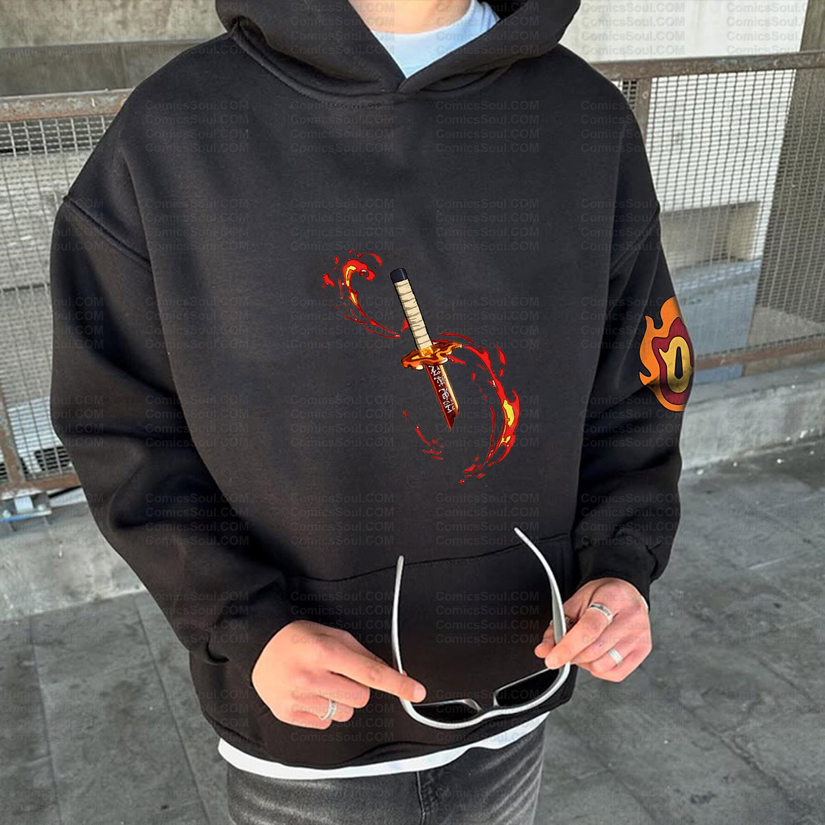 Unisex Graphic Streetwear Vintage Plush Hoodie