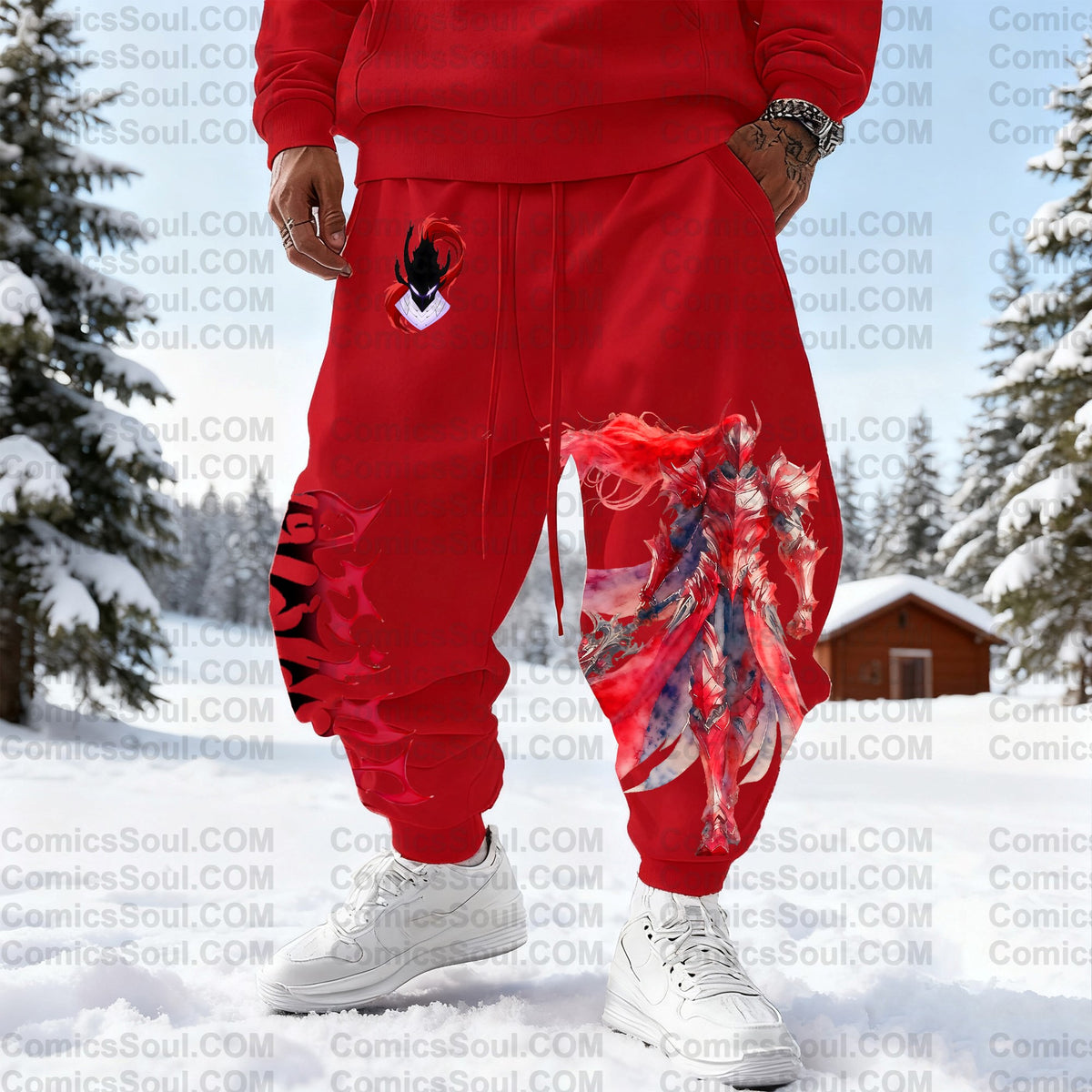 Unisex Anime Inspired Vintage Plush Pants