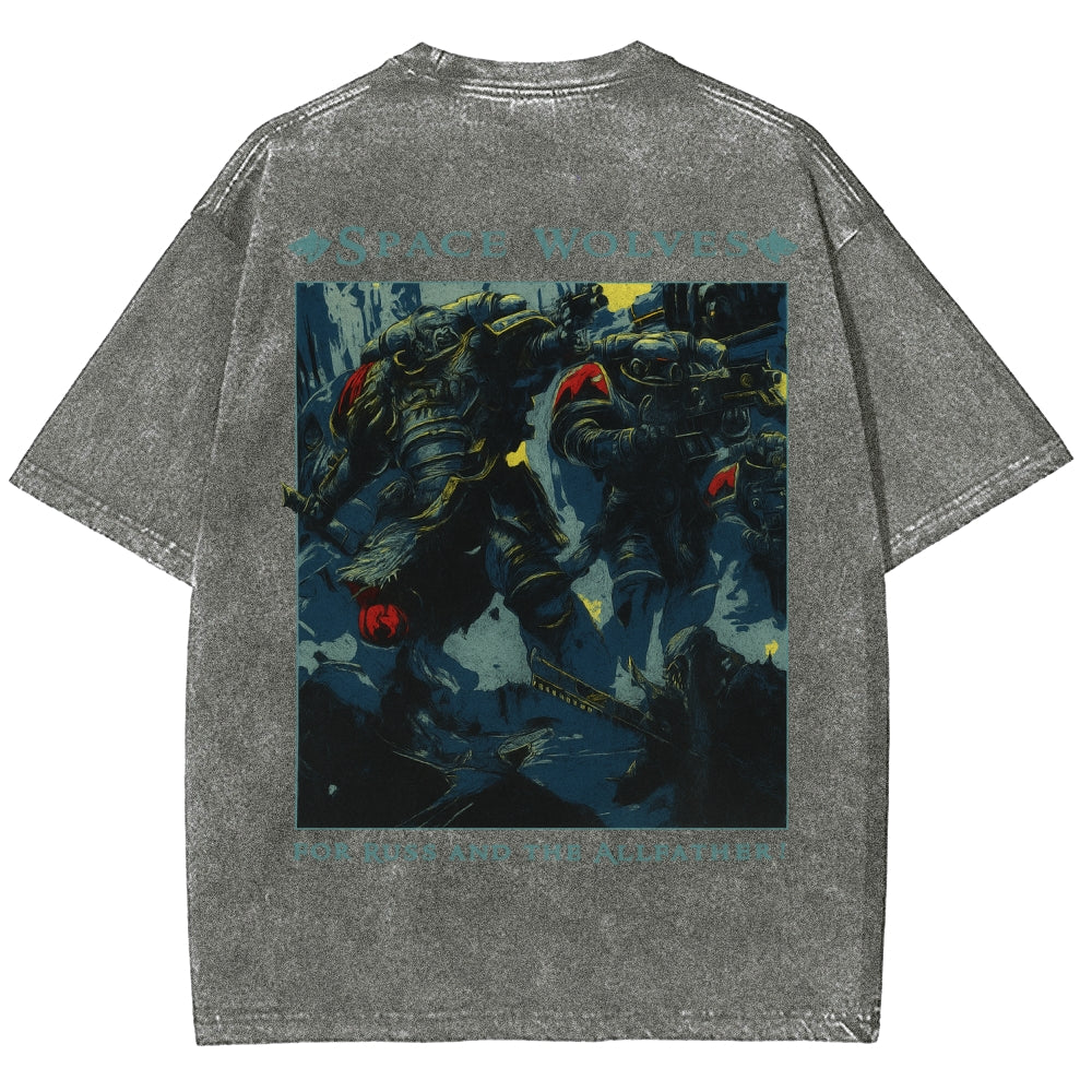 Unisex Fit Washed T-Shirt 丨WH40K