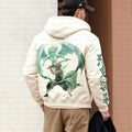 Unisex Graphic Streetwear Vintage Zipper Cardigan Plush Hoodie