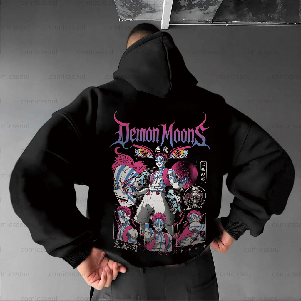 Unisex Anime Graphic Streetwear Vintage Hoodie