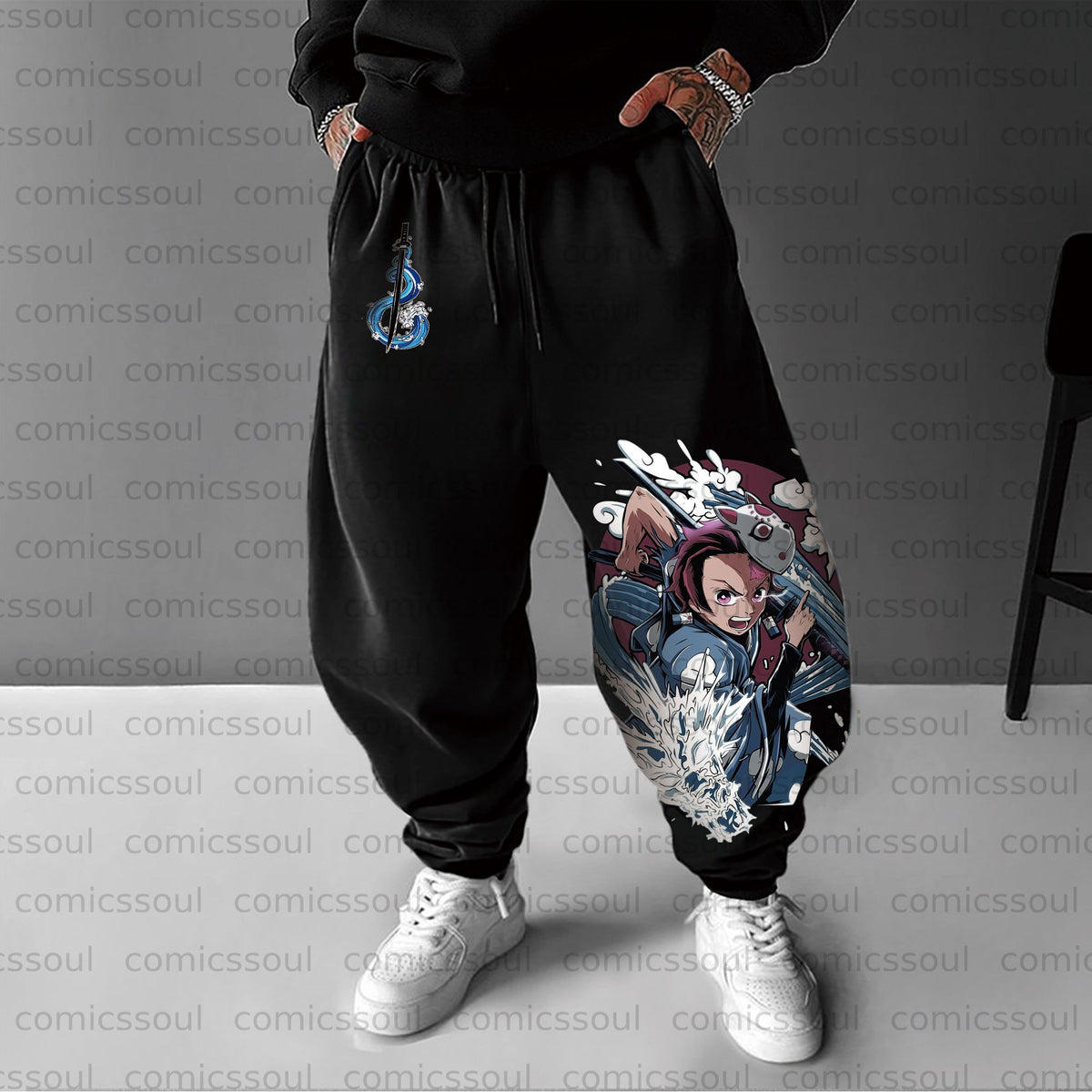 Unisex Anime Inspired Vintage Pants