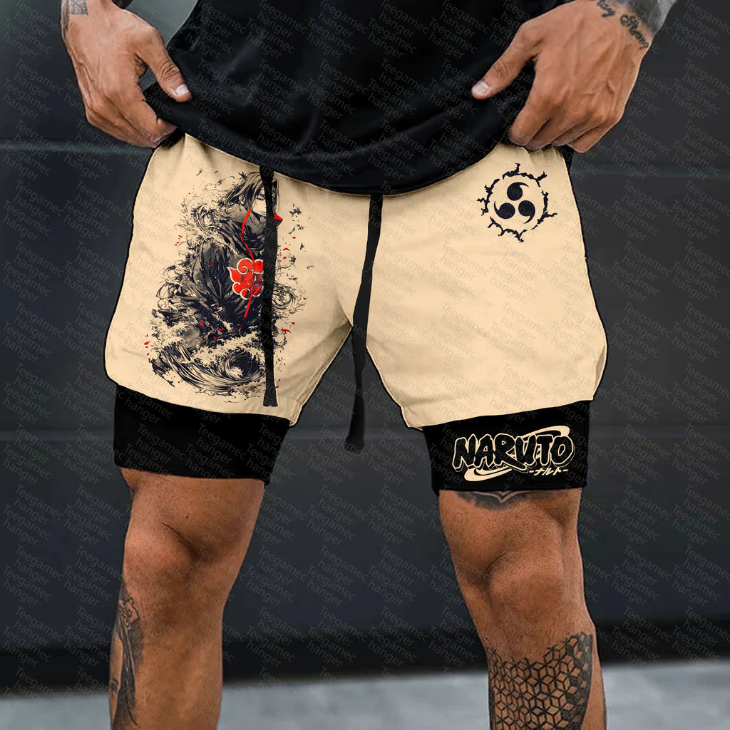 Unisex Naruto Anime Graphic Streetwear Shorts