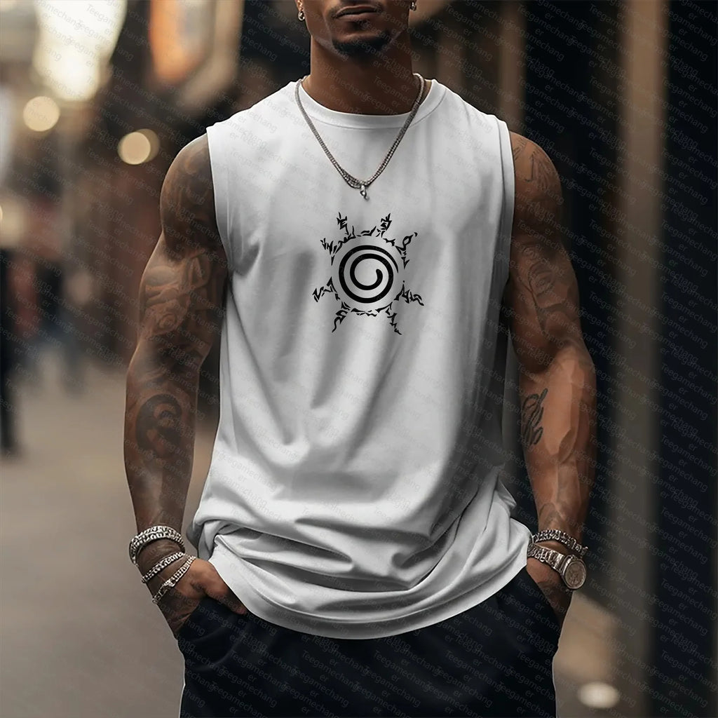 Unisex Naruto Anime Graphic Streetwear Tank Top