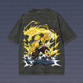 Vintage 3D Direct Inkjet Printed Washed Unisex T-Shirt
