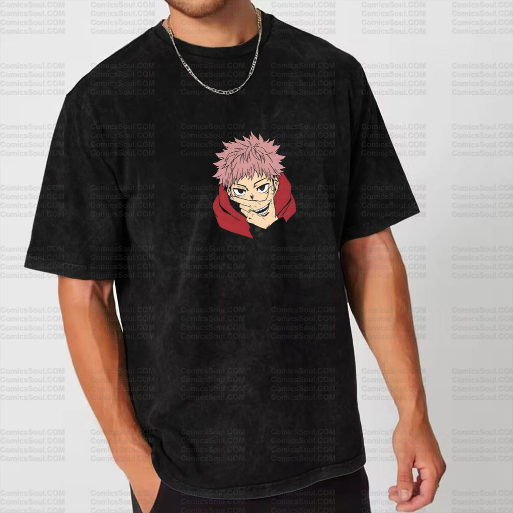 Printed Unisex Washed T-Shirt