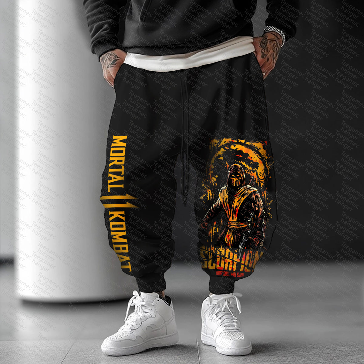 Unisex  “Comicssoul” Casual   Streetwear Pants