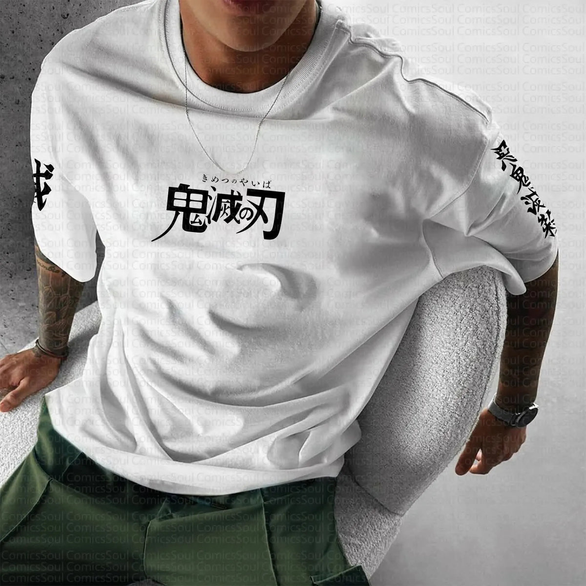 Unisex Anime Inspired Vintage T-Shirt丨Comicssoul X Comicssoul
