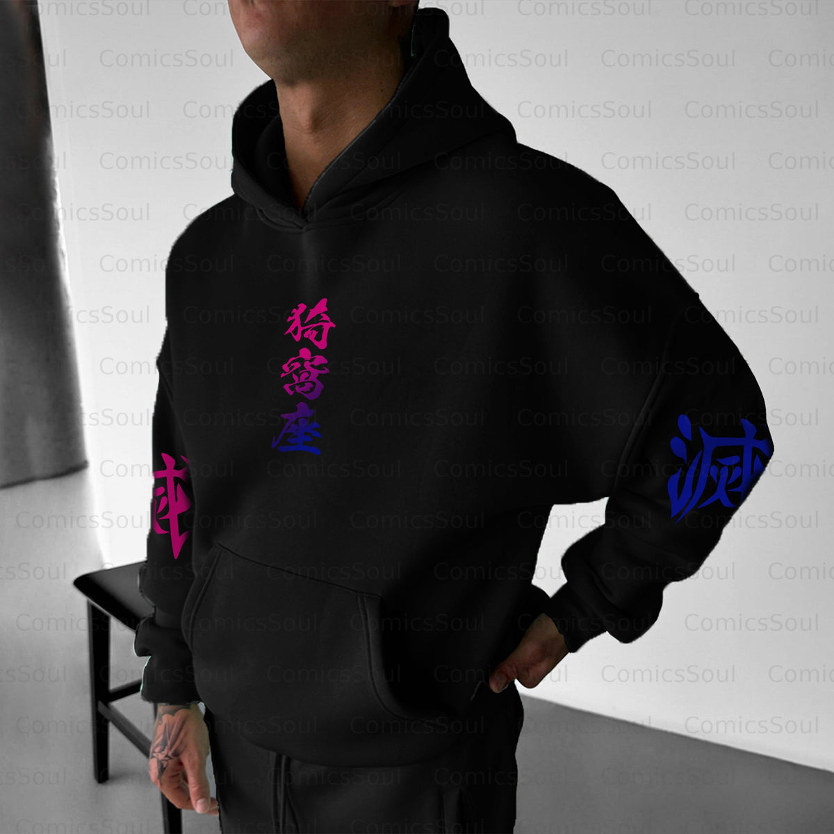 Unisex Anime Graphic Streetwear Vintage Plush Hoodie