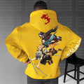 Unisex Anime Graphic Streetwear Vintage Hoodie| KNY
