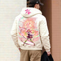 Unisex Graphic Streetwear Vintage Zipper Cardigan Plush Hoodie