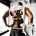 Unisex Anime-print Tank Top