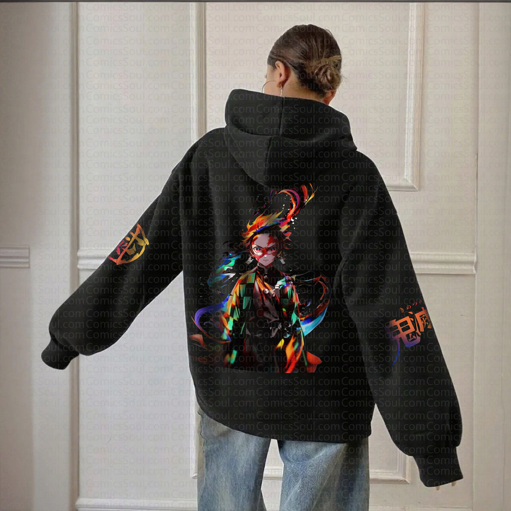 " Comicssoul " Anime Inspired Vintage Hoodie