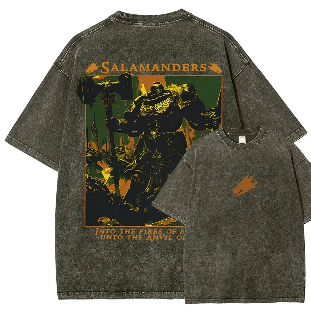 Unisex Fit Washed T-Shirt 2508020355丨WH40K