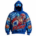 Halloween Anime-Print Hoodie