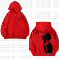 Unisex Graphic Streetwear Vintage Zipper Cardigan Plush Hoodie