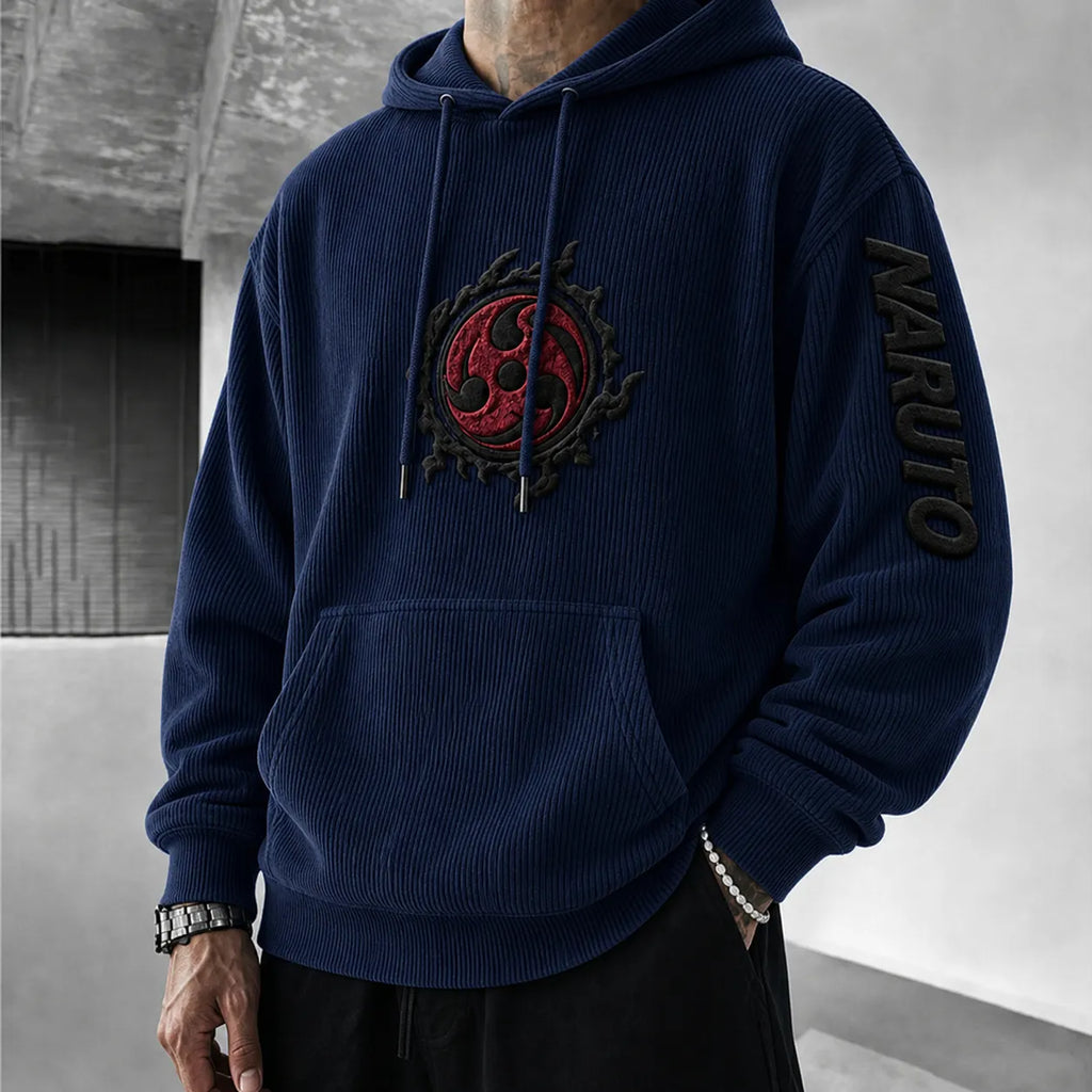 Unisex Anime-print Hoodie