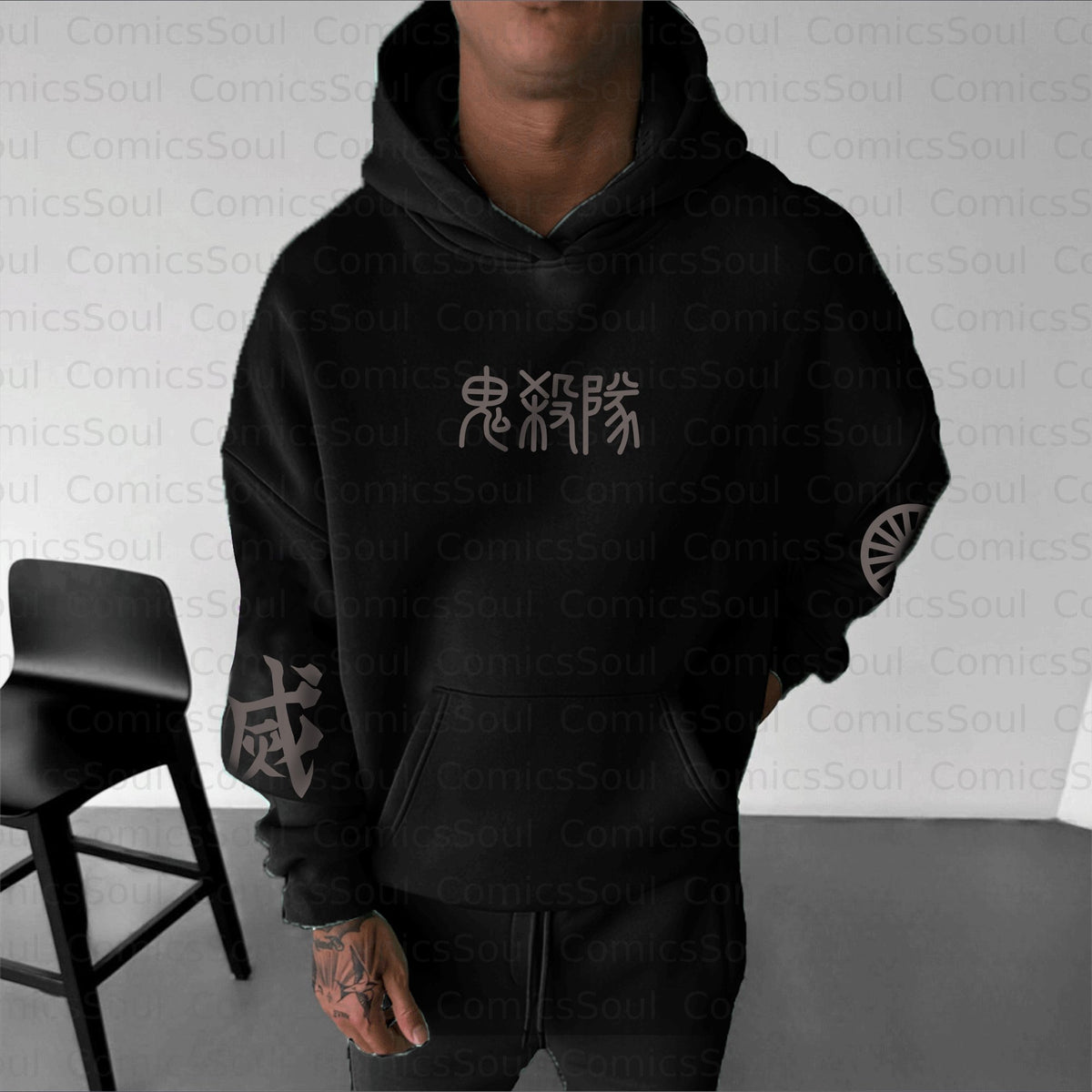Unisex Halloween Anime Graphic Streetwear Vintage Hoodie
