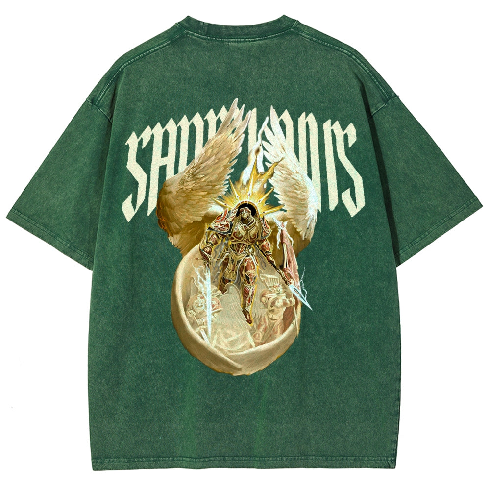 Unisex Fit Washed T-Shirt 2508010341丨WH40K