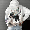Unisex Anime Graphic Streetwear Vintage Plush Hoodie