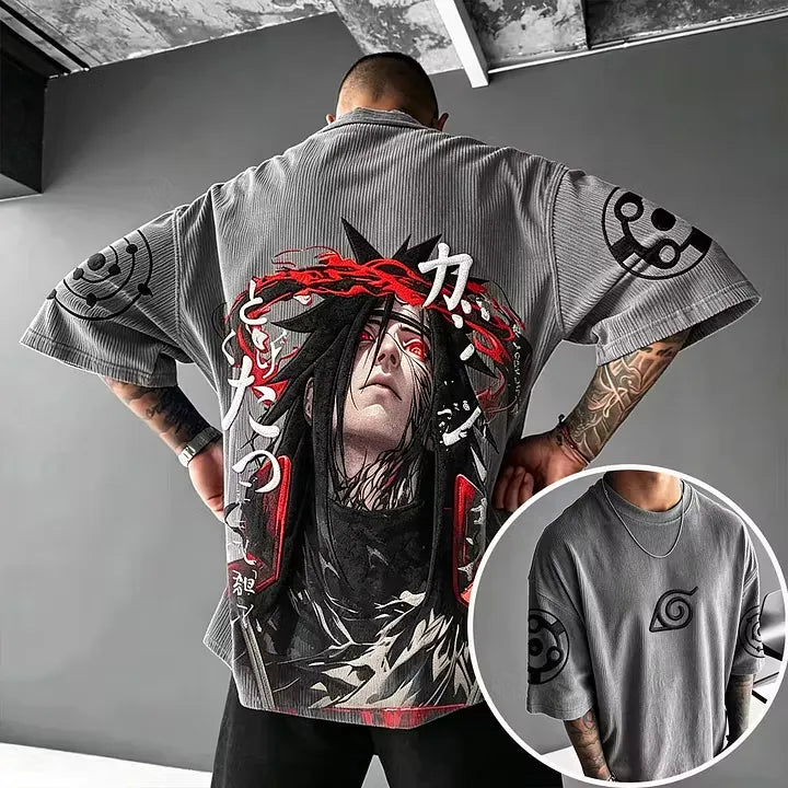 Madara Uchiha Vintage Corduroy T-Shirt